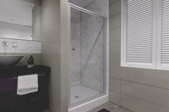 Framed-pivot-door